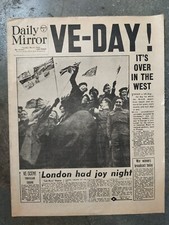 Newspapers Jan-June 1945 back issues  Birthday Gift Tabloid and Broadsheets