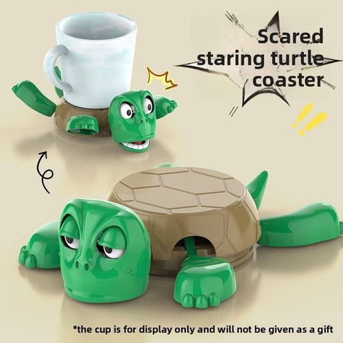 2pcs panic turtle coaster - 2pcs,