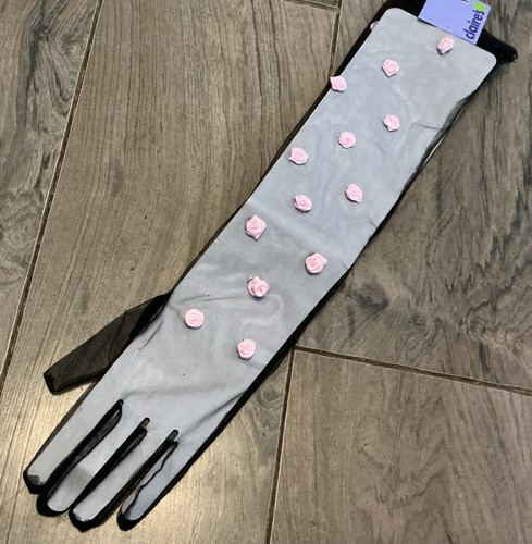 Bnwt long black sheer finger - bnwt,,