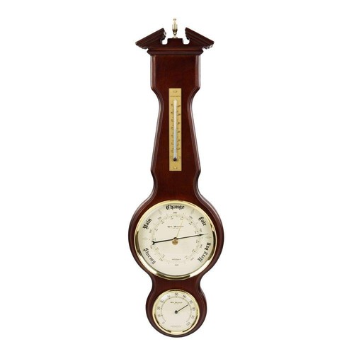 Wooden banjo barometer - banjo,