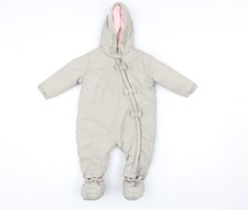 Tu Unisex Baby Beige Hooded