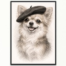 Chihuahua Dog Wall Print Art
