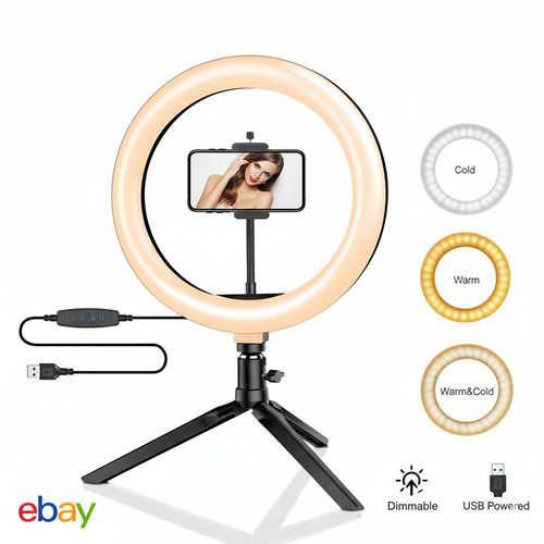 Led ring light tripod - led, stand