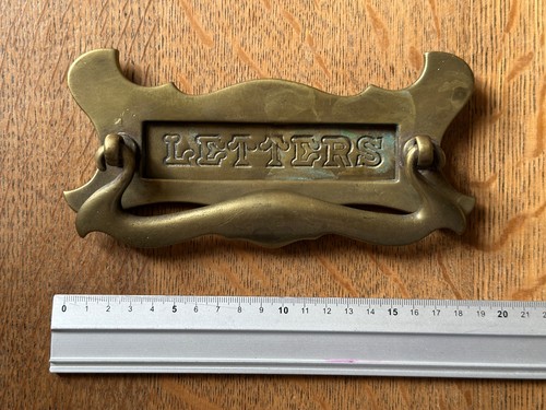 Antique victorian brass - victorian, letter
