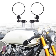 Folding 7/8" Motorcycle Bar End Rearview Mirrors For Honda CB750 CB650R CB1000R