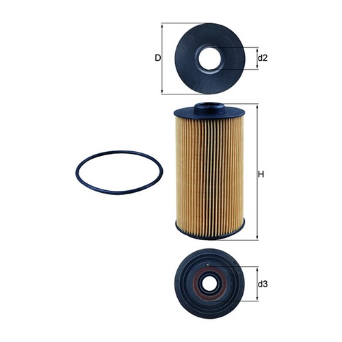 152 oil filter fits - 152/1d,