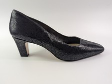 Van dal black leather mid - leather, heel