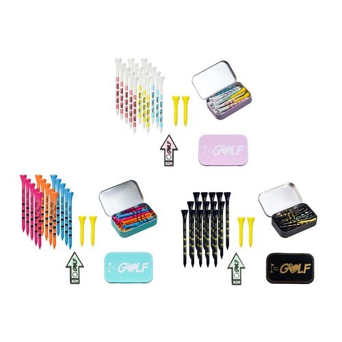 Wooden golf tees - training, aid