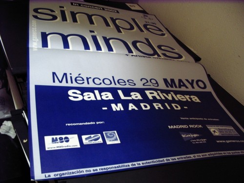 Simple minds original - simple, poster