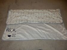 Disney Baby at George Asda Hello Pooh Blanket grey blue double sided clouds
