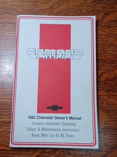 1983 chevrolet camaro - camaro, owners