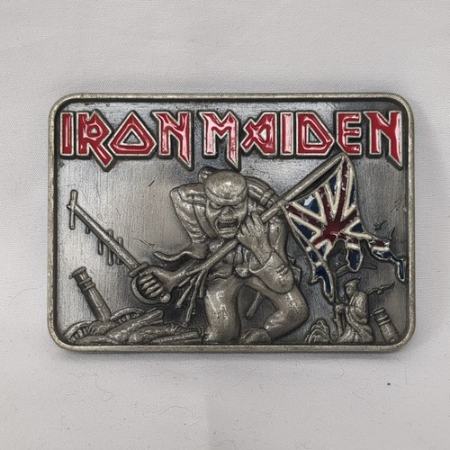 Iron maiden metal belt buckle - belt,
