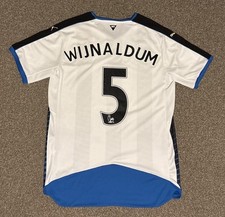Newcastle United 2015/16 Home Shirt, Medium, WIJNALDUM #5, Very Good Condition
