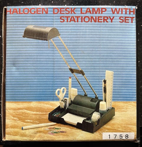 Vintage halogen desk lamp with - vintage,