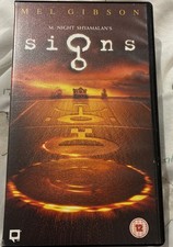 Signs VHS Video Tape PAL