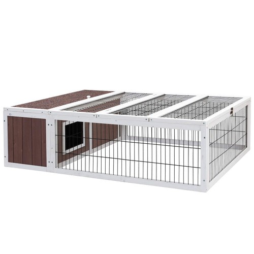Nnedsz wooden rabbit hutch - nnedsz,