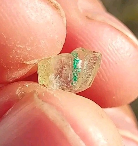 Rare dioptase included quartz - rare,