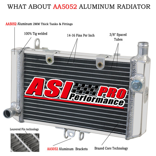 Radiator aluminium fit - radiator,