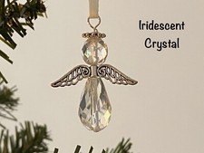 CHRISTMAS TREE GLASS ANGEL