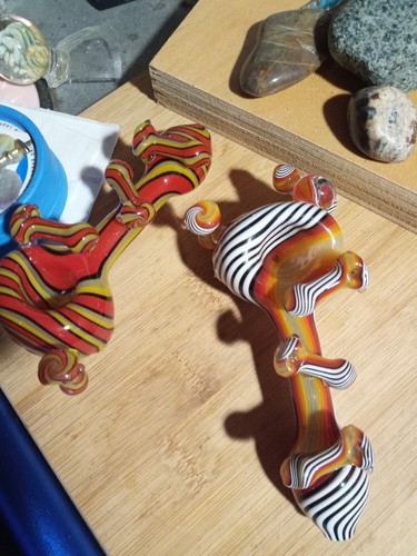 Glass art tobacco smoking - 4",