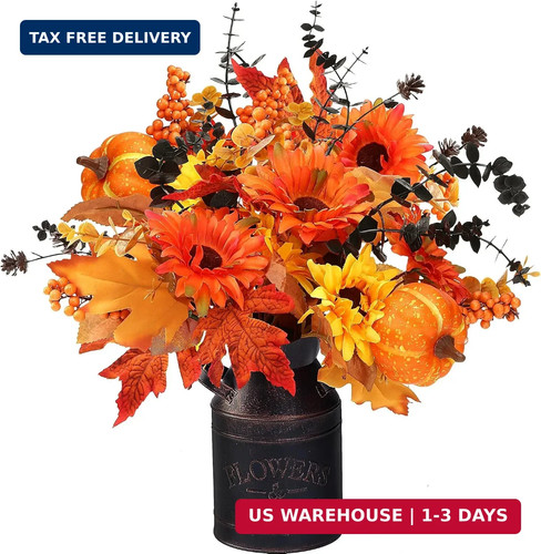 Artificial fall flowers pcs - artificial,