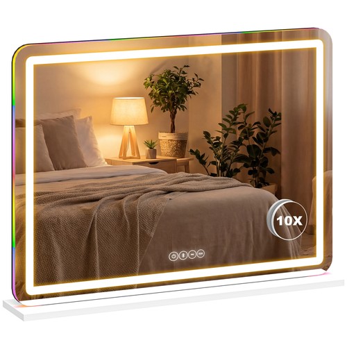 Homcom vanity mirror with - vanity,
