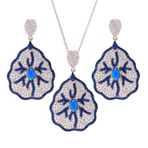 Sterling silver synthetic - silver,