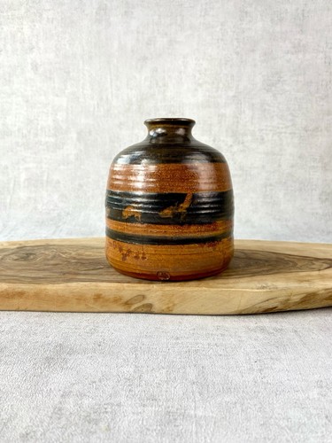 Vintage studio pottery vase - vintage,