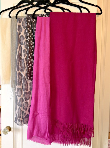 Scarves blacks greys - 6,
