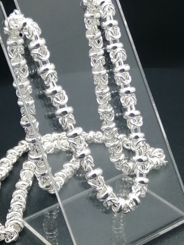 925 silver tube - silver, byzantine