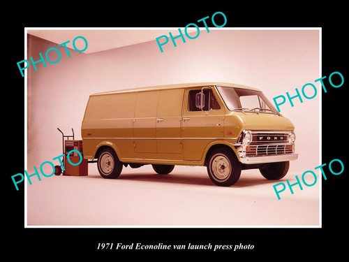 1971 ford econoline van launch - ford,