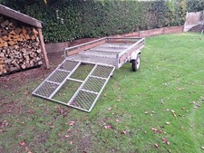 trailer  galvanised single axle with ramp