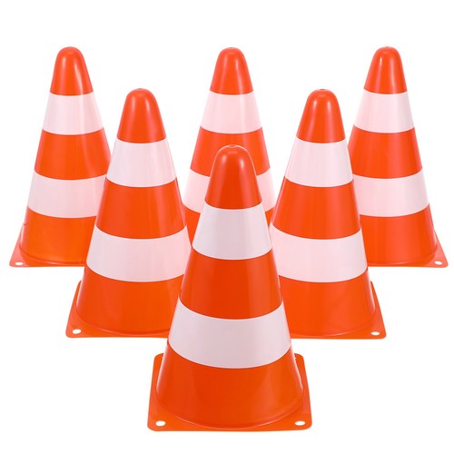 6pcs traffic cones portable - 6pcs,