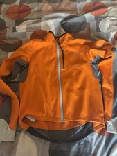 Men’s Bontrager Softshell Cycling Jacket Orange With Reflective Panels Size M/L
