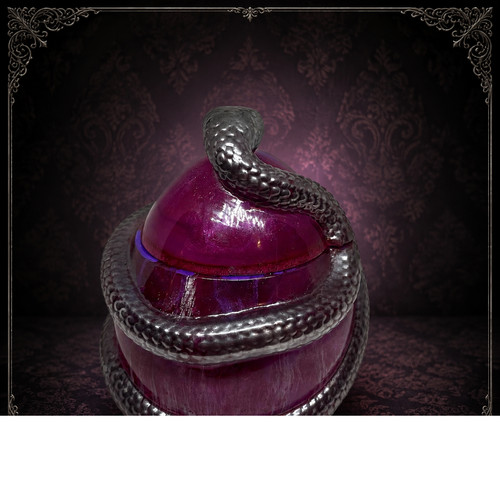 Handmade purple resin - handmade, gothic