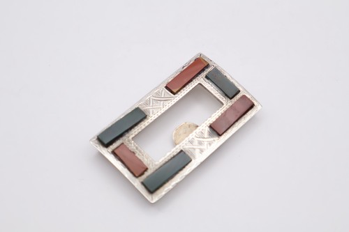 Antique sterling silver agate - antique,