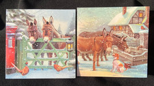 Festive Donkeys  Box of 10