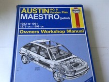 Austin Maestro Workshop Manual