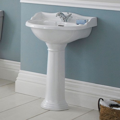 Traditional 500mm wash basin - traditional, &