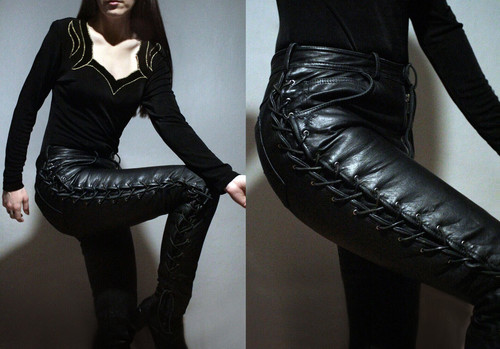 Womens new motorcycle leather - new,