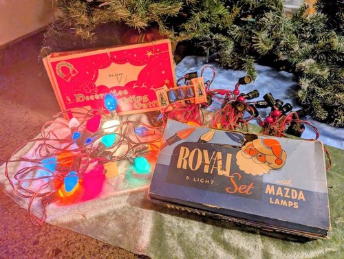 Vintage christmas lights - lights,