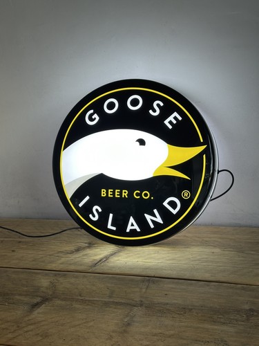 Goose island beer neon - island,
