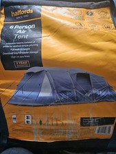 6 person Air Tent - Double Skin - 3 Rooms - Pump & Bag Included
