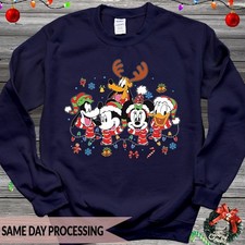 Christmas Reindeer And Friends Sweater, Mickey Mouse Jumper, Santa Jumper2434