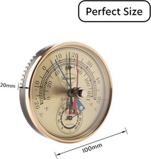 Max Min Thermometer and Hygrometer - Ideal Greenhouse Thermometer and Humidit..
