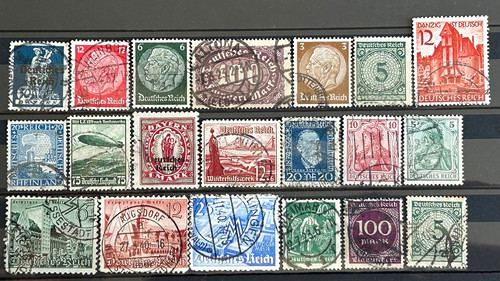 Old german stamps lot - old,