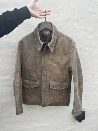 Genuine wested leather - wested, jacket