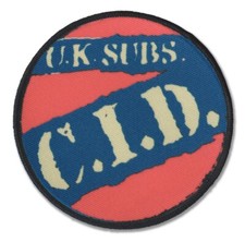 UK Subs Sew-on Patch C.I.D