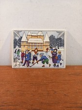 Villeroy & Boch - VILBOCARD  Karin Blume WINTER SCENE ceramic postcard