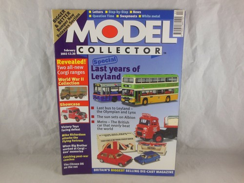 Model collector february 2003 - collector,